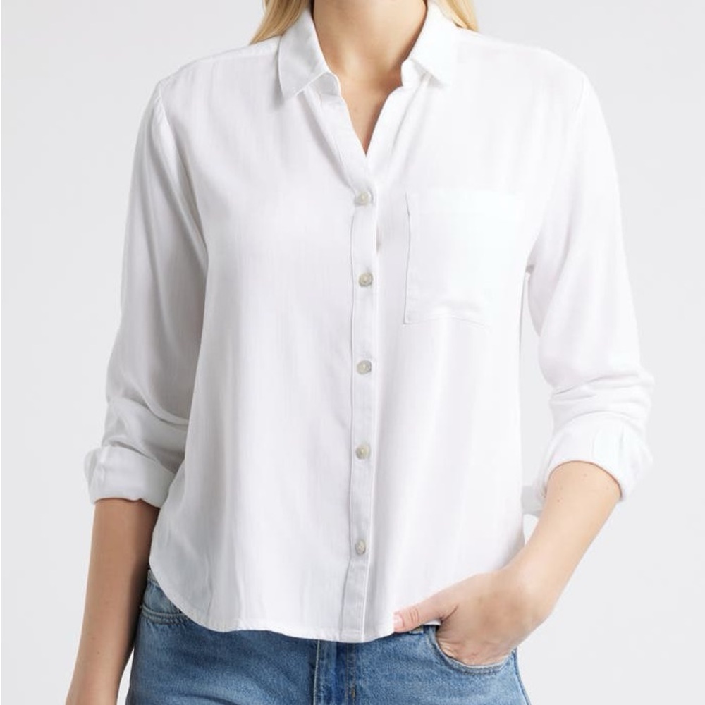 Beachlunchlounge White Button Down Shirt